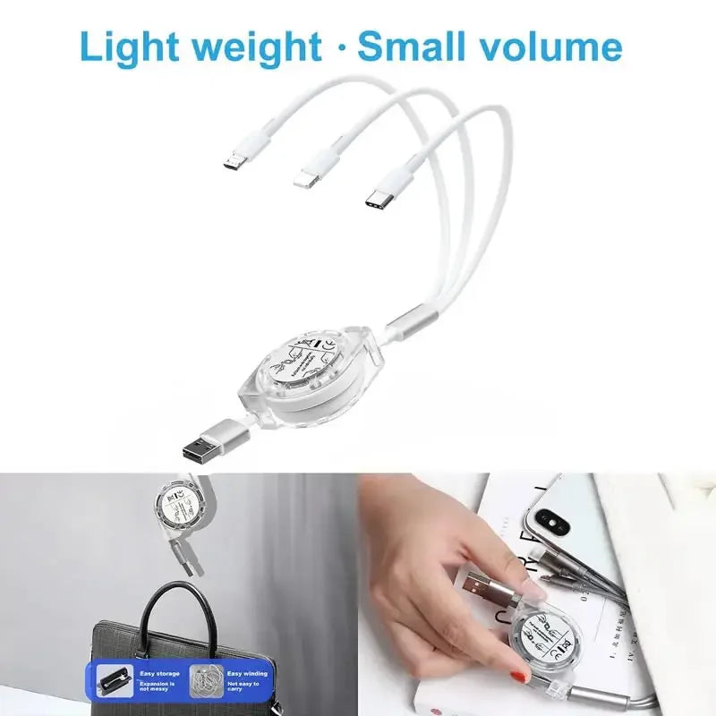 3-in-1 USB Charging Cable