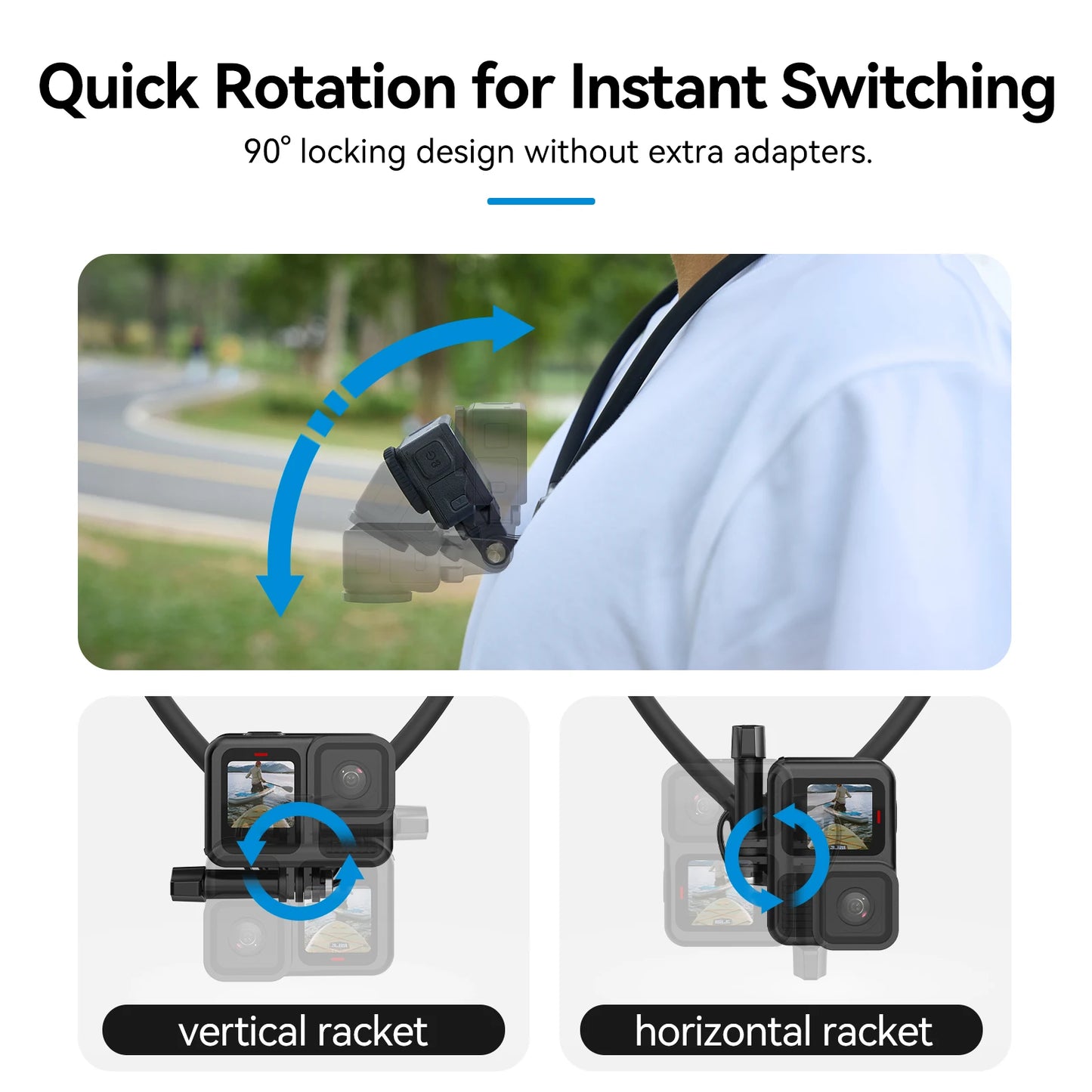 TELESIN Neck Mount