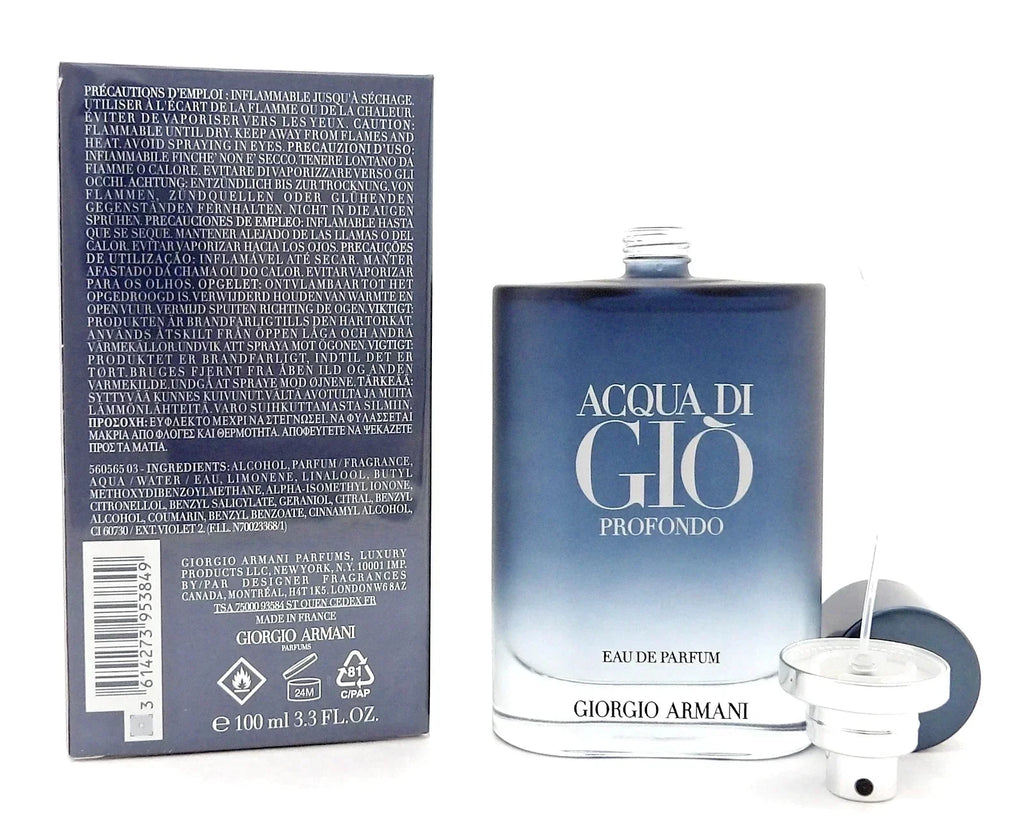 Giorgio Armani Acqua di Giò Profondo Eau de Parfum 3.3 oz